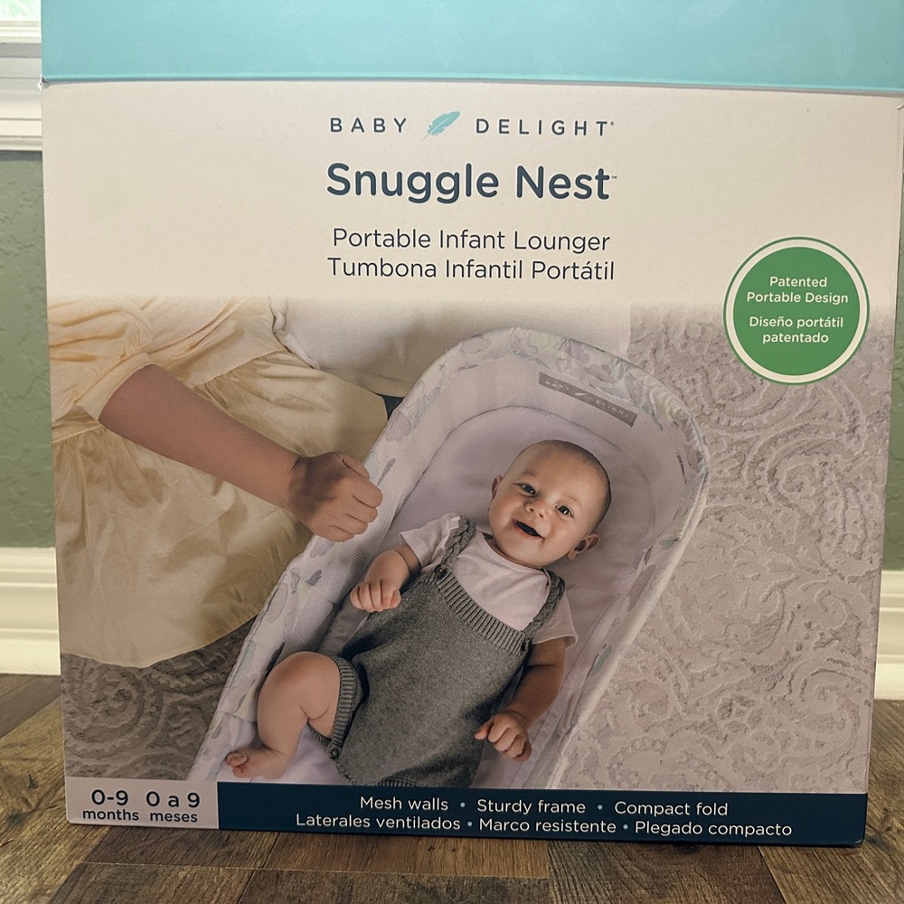 Baby Delight Snuggle Nest Portable Infant Sleeper